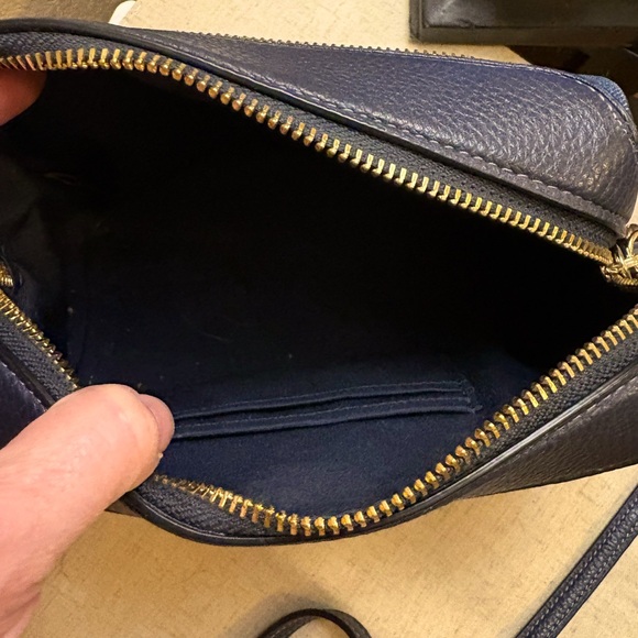 🌸NWOT Coach Denim Floral Crossbody Bag - Picture 3 of 4